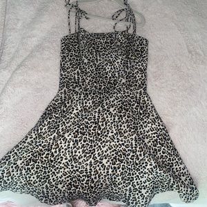cheetah/leopard print dress